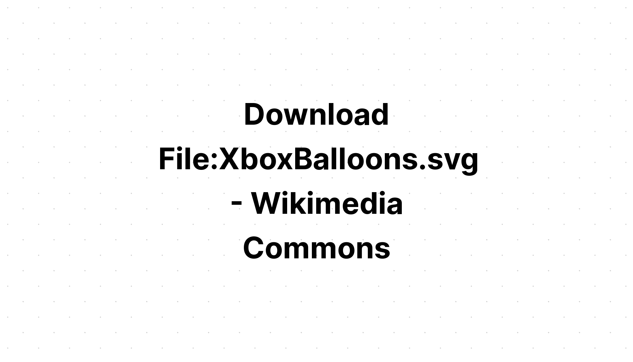 Download Balloon Party Decoration Svg SVG File